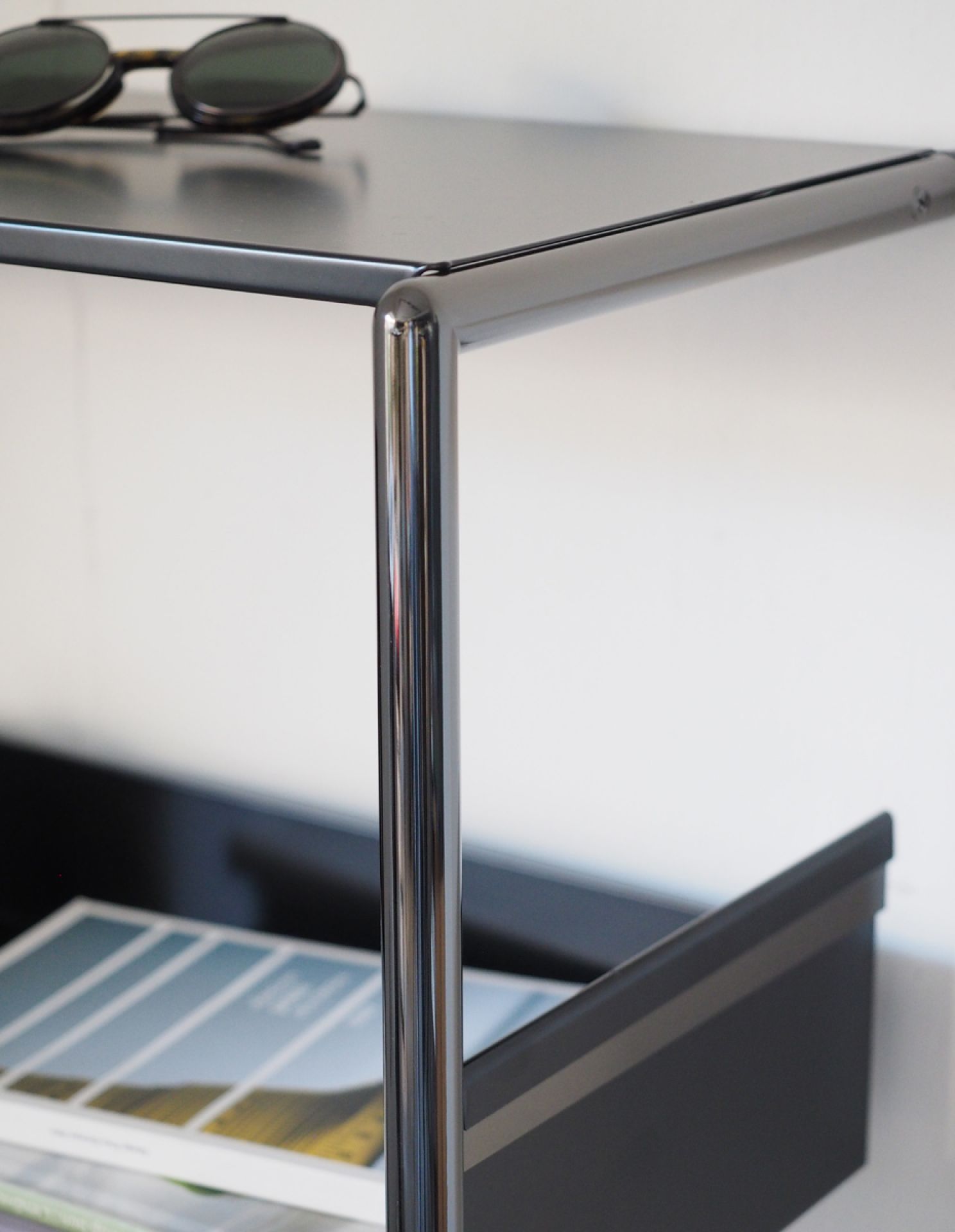 Pool 110 lean-to shelf BLACK RACK BLACK CHROME Mox SINGLE PIECES